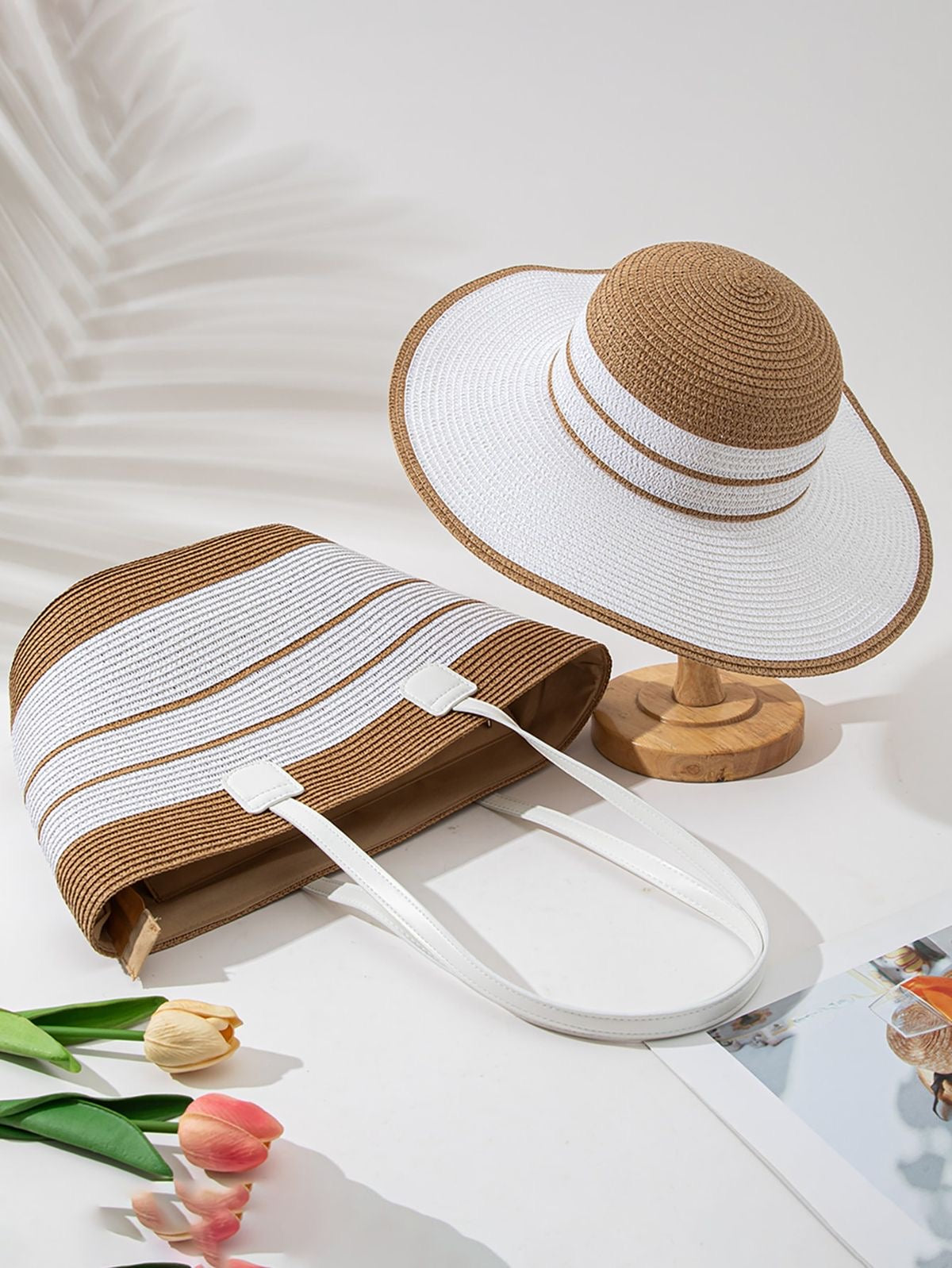 Summer Straw Bag & Hat Set – Beach Essentials
