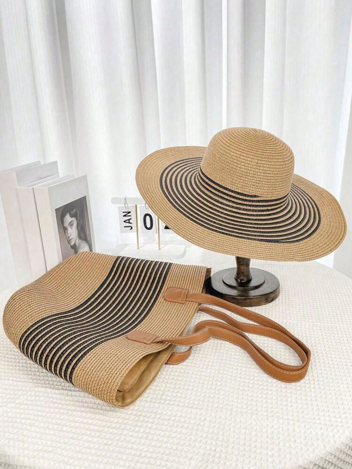 Summer Straw Bag & Hat Set – Beach Essentials
